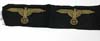 Waffen SS strip of 4 bevo camo sleeve eagles