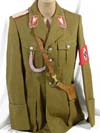 Luftwaffe Unteroffizier Flak piped fliegerbluse for a medical orderly