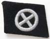 Waffen SS 33rd Division Charlemagne, French foreign volunteers collar tab