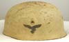 Luftwaffe Fallschirmjager helmet with winter camouflage finish