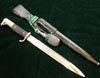 Army etched bayo w/knot and unit 