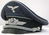 Luftwaffe officer's visor hat by Erel with distributor's label