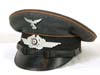Luftwaffe Signals (Nachtrichten) nco/ enlisted visor hat by G.A Hoffmann