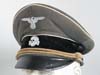 Un-issued Waffen SS officer Kleiderklasse visor hat