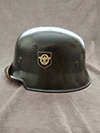 Police M34 double decal helmet