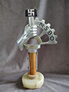 Mounted on a marble base a NSBO finial