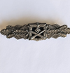 Army/Waffen SS Close Combat Clasp in Silver