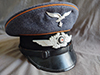 Luftwaffe NCO/enlisted 1938 dated Nachtrichten (Signals) visor hat