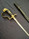 Army officer lion head sword