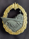 Kriegsmarine Destroyer badge by S.H.u. Co
