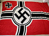 Kriegsmarine stamped Kriegsflagge