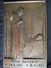 Bronze memorial plaque