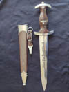 Early SA dagger by AESCULAP with hanger