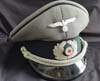 Army officer Pionier visor schirmutze