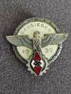 Hitler Youth 1939 Gausieger award in silver