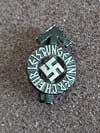 Hitler Youth Proficiency miniature badge in silver