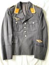 Named Luftwaffe Flieger flight engineer four pocket service tunic